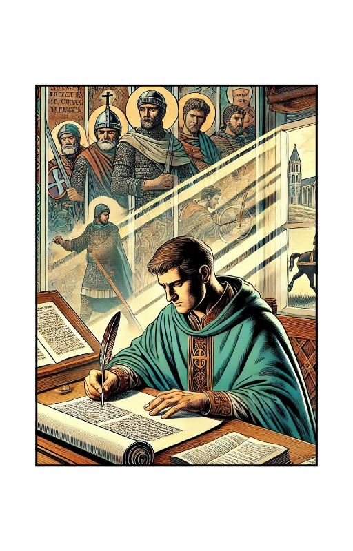 Ebook : Saint Gregoire de Tours et Saint Cesaire d’Arles, Peres de l’Église Merovingienne