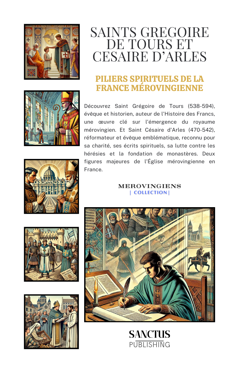 Ebook : Saint Gregoire de Tours et Saint Cesaire d’Arles, Peres de l’Église Merovingienne